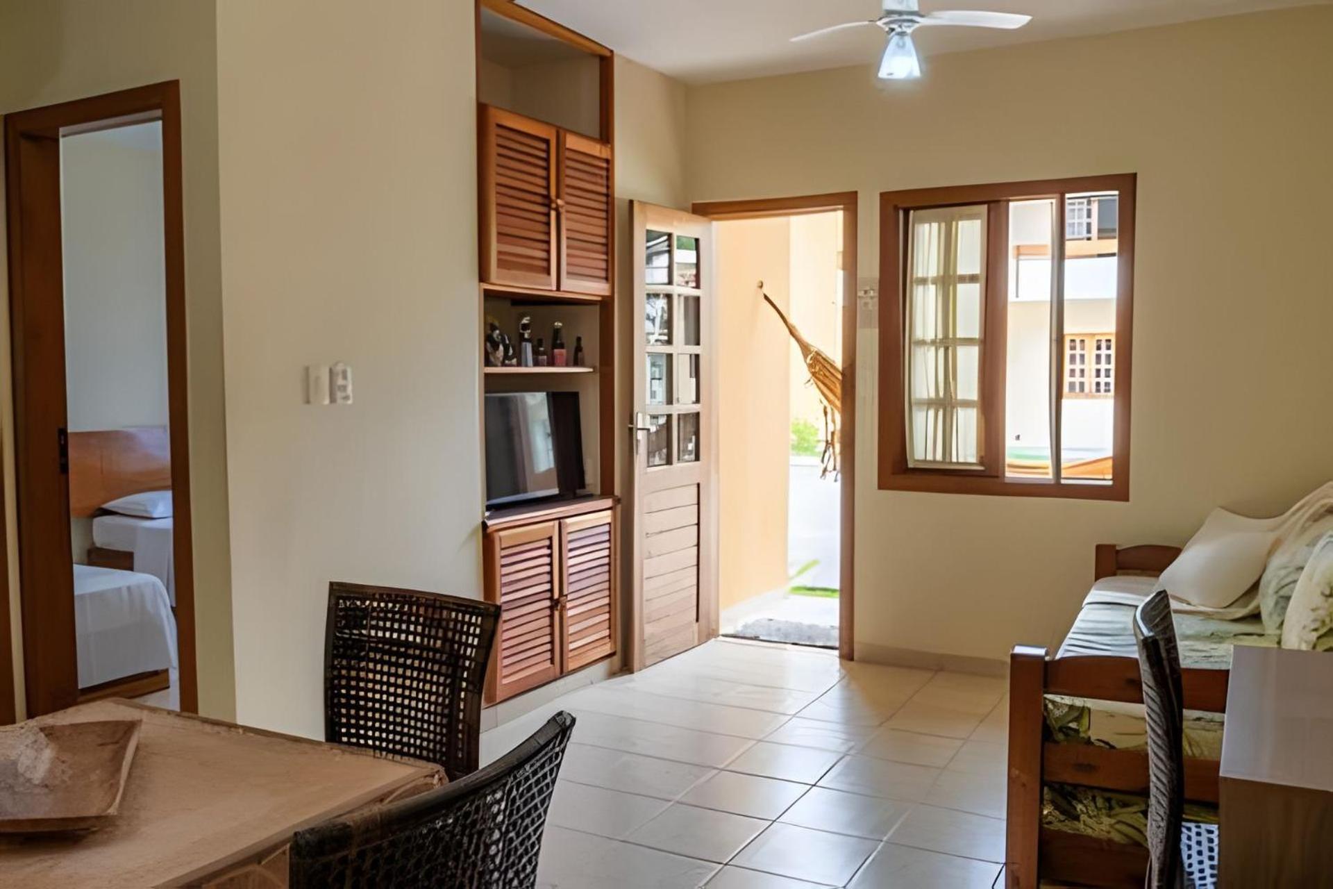 Em Frente A Praia De Taperapuan; Piscina; 1 Quarto; Wifi 300 Mbs; Estacionamento Gratuito 1 Veiculo ポルトセグロ エクステリア 写真